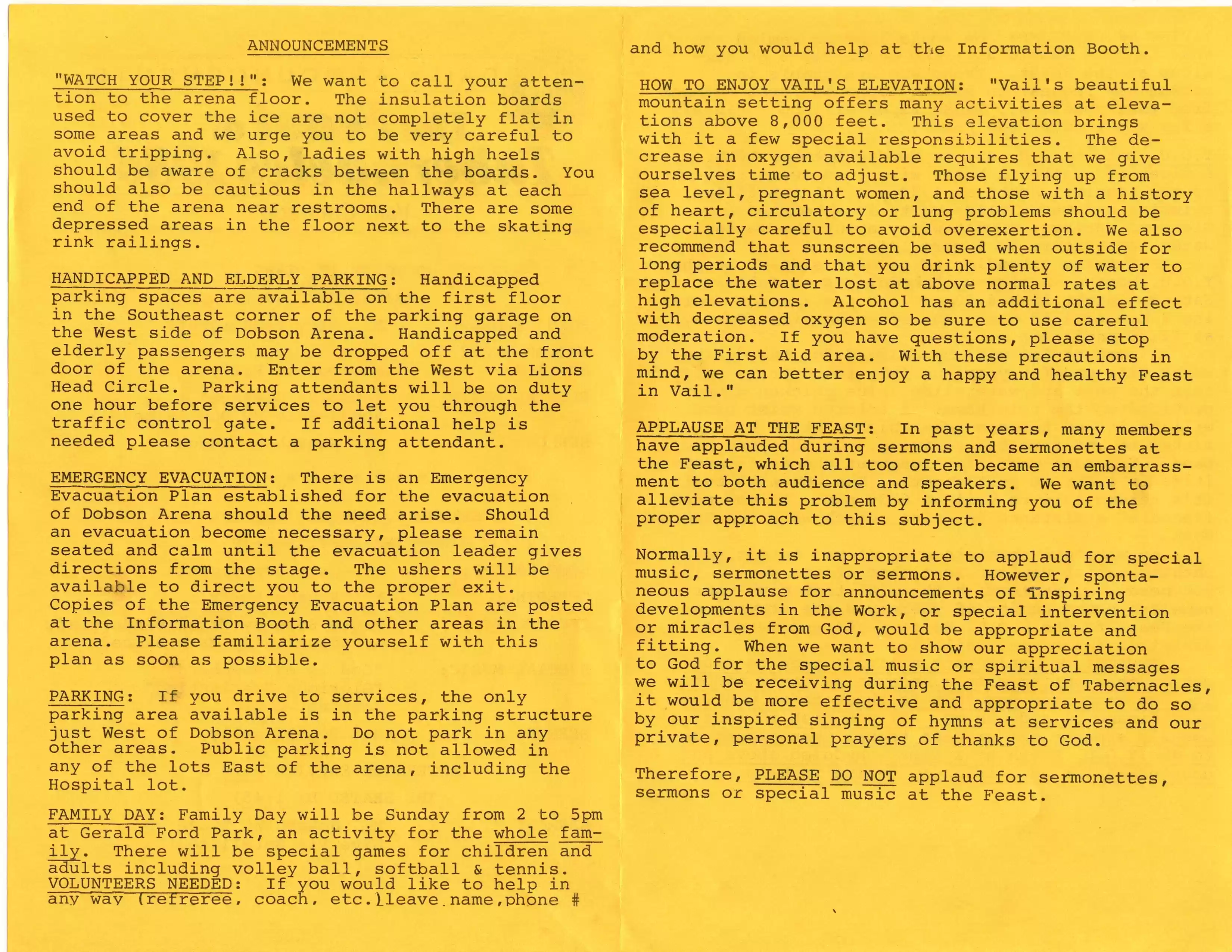 FT bulletin Vail, 9-17 to 9-18-86, p2